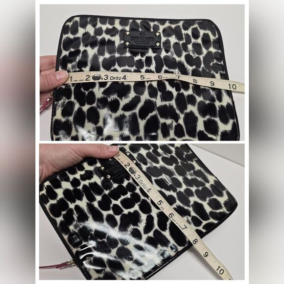 Kate Spade Tablet Case Cream Black Leopard Animal Print - Picture 3 of 10